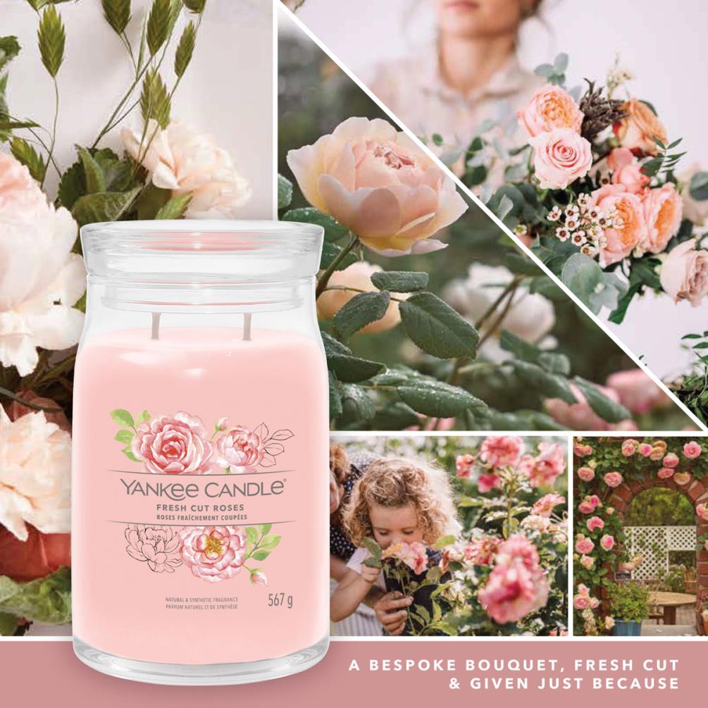 Yankee Candle Fresh Cut Roses Large Jar Extra Image 2